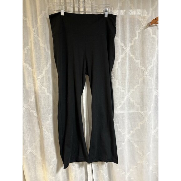 Nine West Pants - Velocity Active Stretch Margot Flare Black Wide Leg Yoga Pants Size 1X Women’s